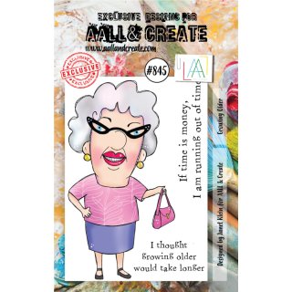 Stempel "Growing Older" A7 Aall and Create
