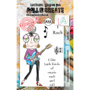 Stempel &quot;Rocker Dee&quot; A7 Aall and Create