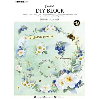 DIY Block "Sunny Summer nr.43" A4
