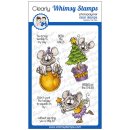 Stempel "Deck the Halls Mice" Whimsy Stamps