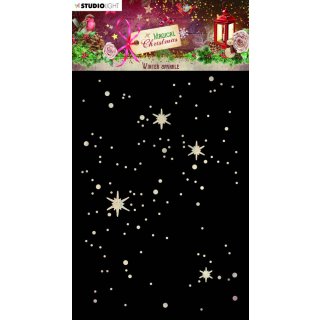 Schablone "Magical Christmas - Winter Sparkle"