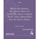 Abreißkalender "Weisheiten großer...