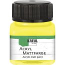 Acryl-Mattfarbe, gelb, 20 ml