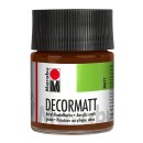 Acrylfarbe "Decormatt" hellbraun 50 ml
