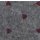 Bastelfilz "Herzen" 30 x 40 cm, 1 mm grau melange / rot