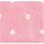 Bastelfilz "Herzen" 30 x 40 cm, 1 mm rosa / weiß