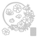 Stanzschablone Thinlits "Floral Round" Sizzix